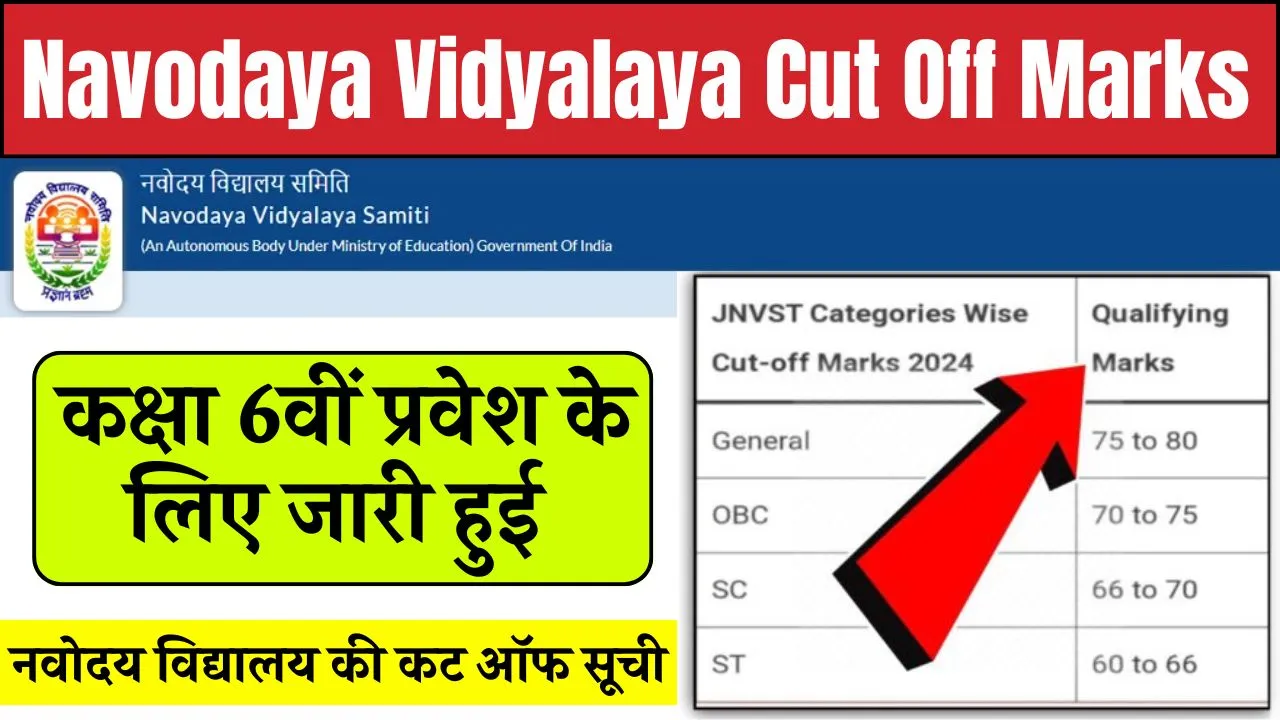 Navodaya Vidyalaya Cut Off Marks