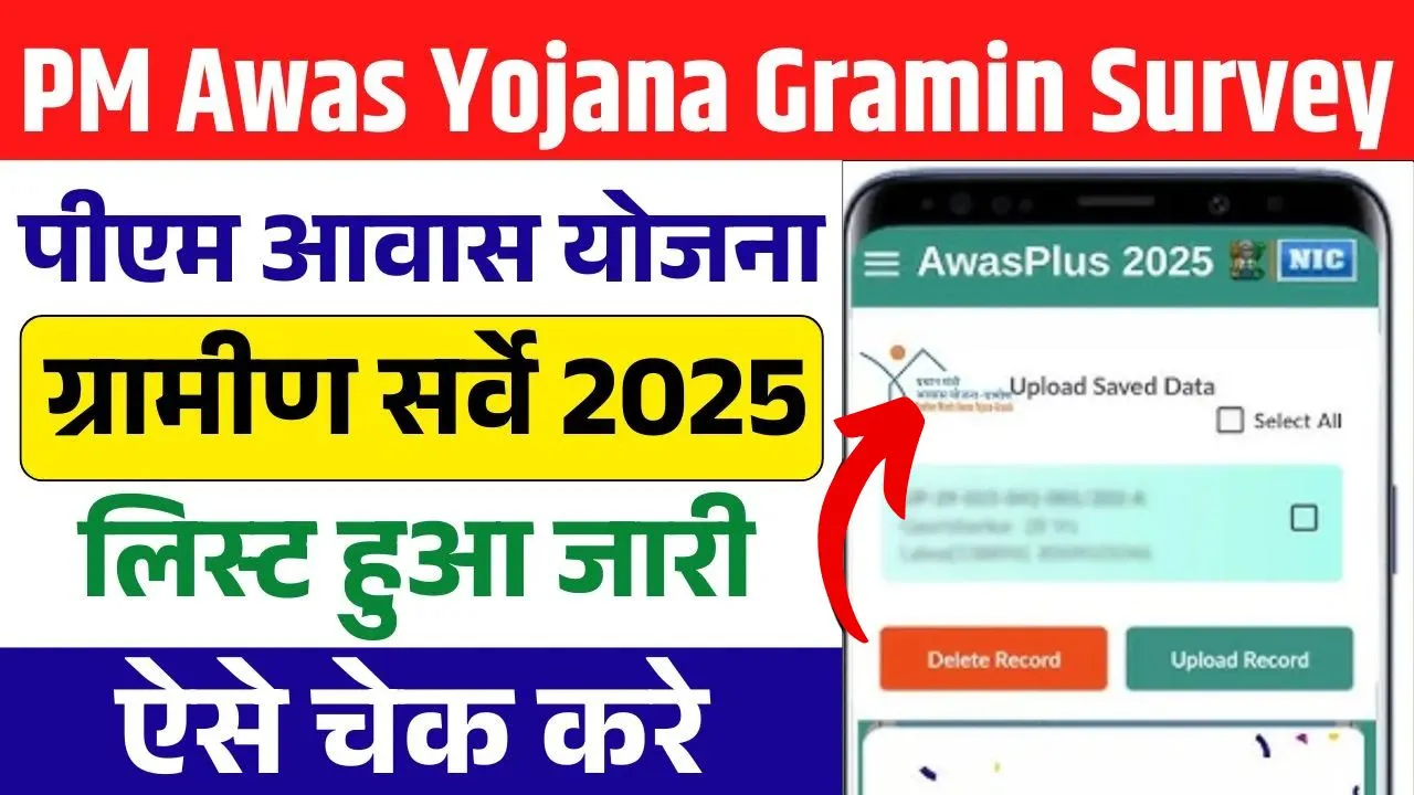 PM Awas Yojana Gramin Survey